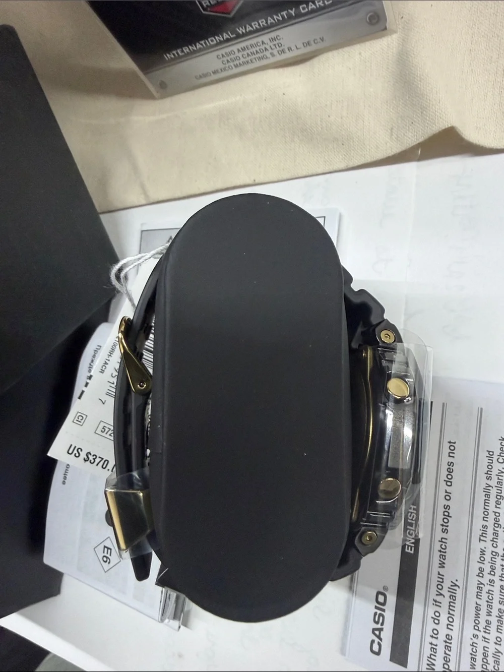 G Shock Casino Black and Gold GB M2100RH-1A 5729